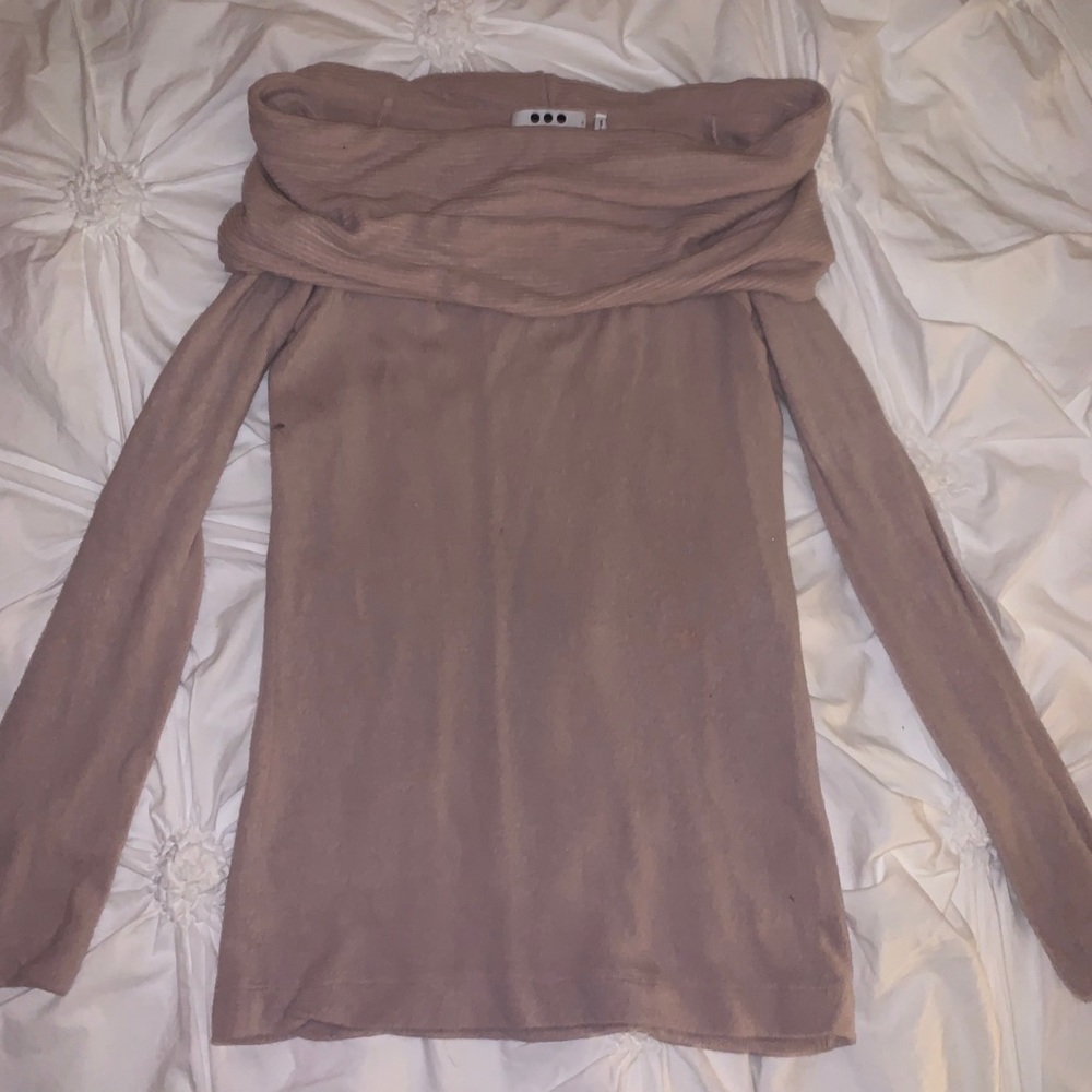 Mock Neck Cashmere Sweater